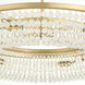 Ophelia 8 Light 30 inch Aged Brass Chandelier Ceiling Light
