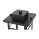 Mercer 1 Light 17.5 inch Black Outdoor Post Light
