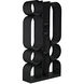Letty Matte Black Bookcase