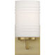Leavenworth 1 Light 5 inch Brushed Gold Wall Sconce Wall Light
