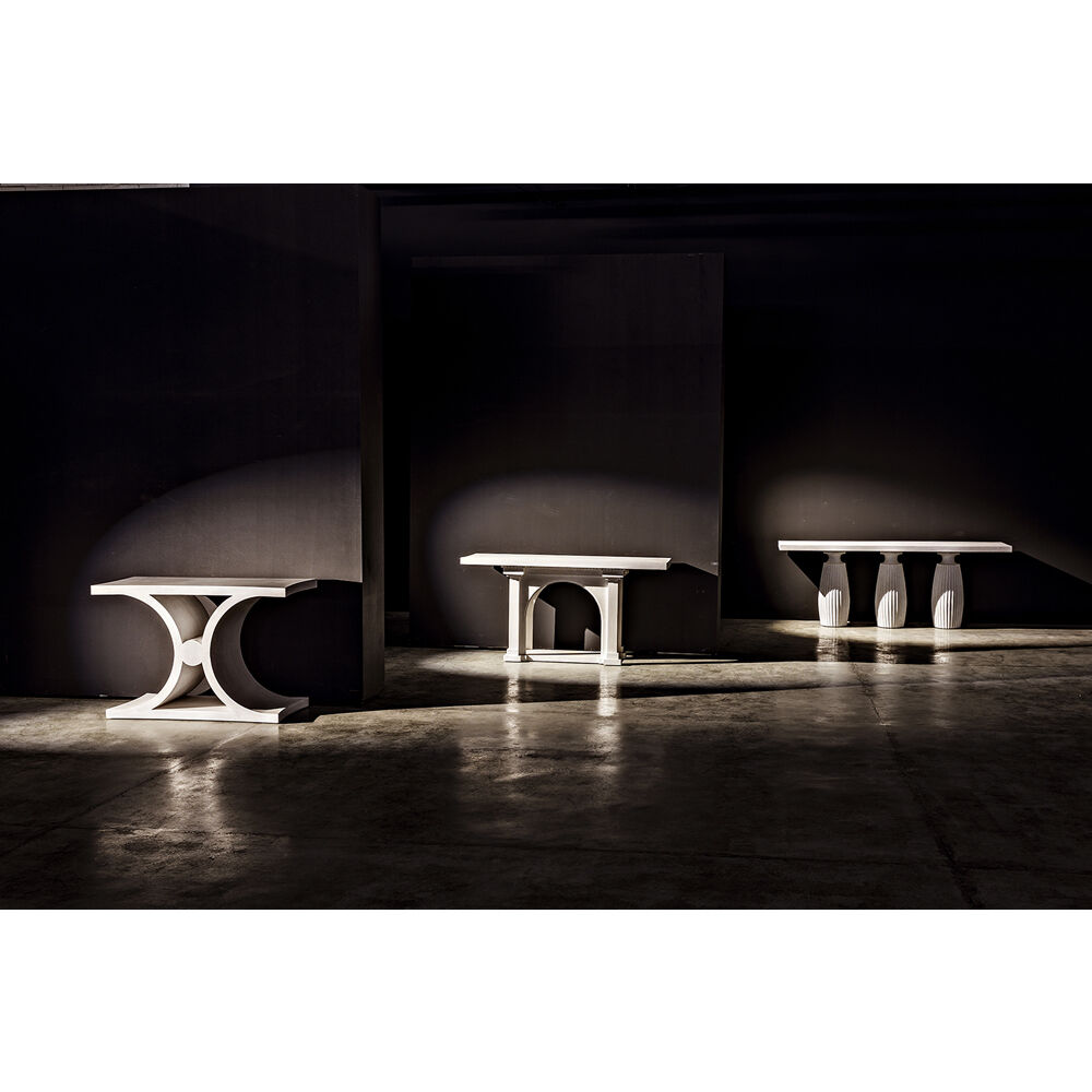 Evelyn 80 X 20 inch White Wash Console