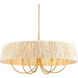 Hellia 6 Light 36 inch Legacy Brass Pendant Ceiling Light