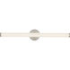 Tectra 1.88 inch Brushed Nickel ADA Wall Sconce Wall Light