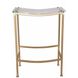 Acrylic 25 inch Gold and Clear Counter Stool