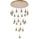 Amherst 25 Light 42 inch Satin Gold Chandelier Ceiling Light