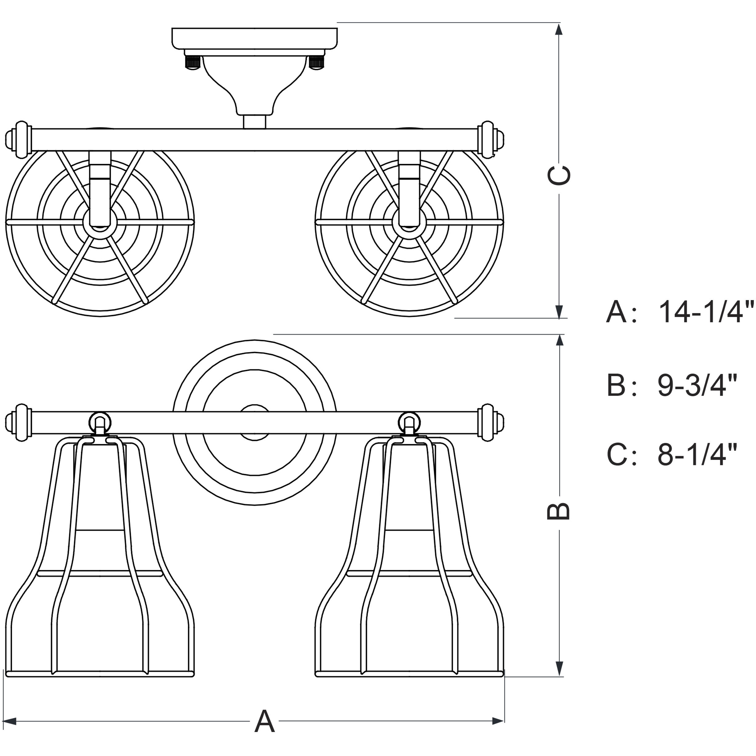 Clybourn LED 14.25 inch Oil Rubbed Bronze Bathroom Light Wall Light