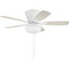 Wheeler 42 inch White with White/Washed Oak Blades Fan