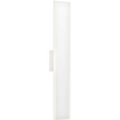Gemini LED 26 inch White Vanity Light Wall Light, Indoor