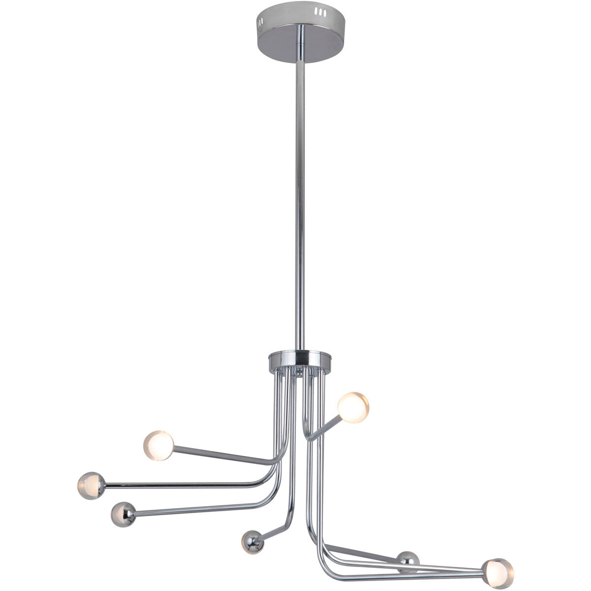 Solis LED 33 inch Chrome Chandelier Ceiling Light