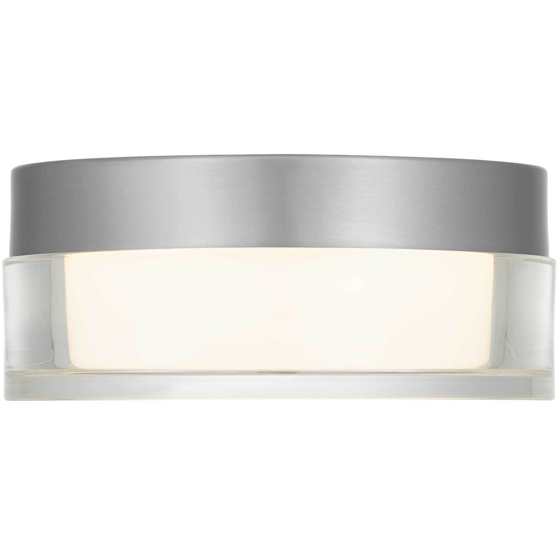 Sunspot LED 6 inch Brushed Stainless Steel Outdoor Flush Mount