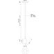 Barclay 1 Light 2.38 inch White Semi-Flush Mount Ceiling Light