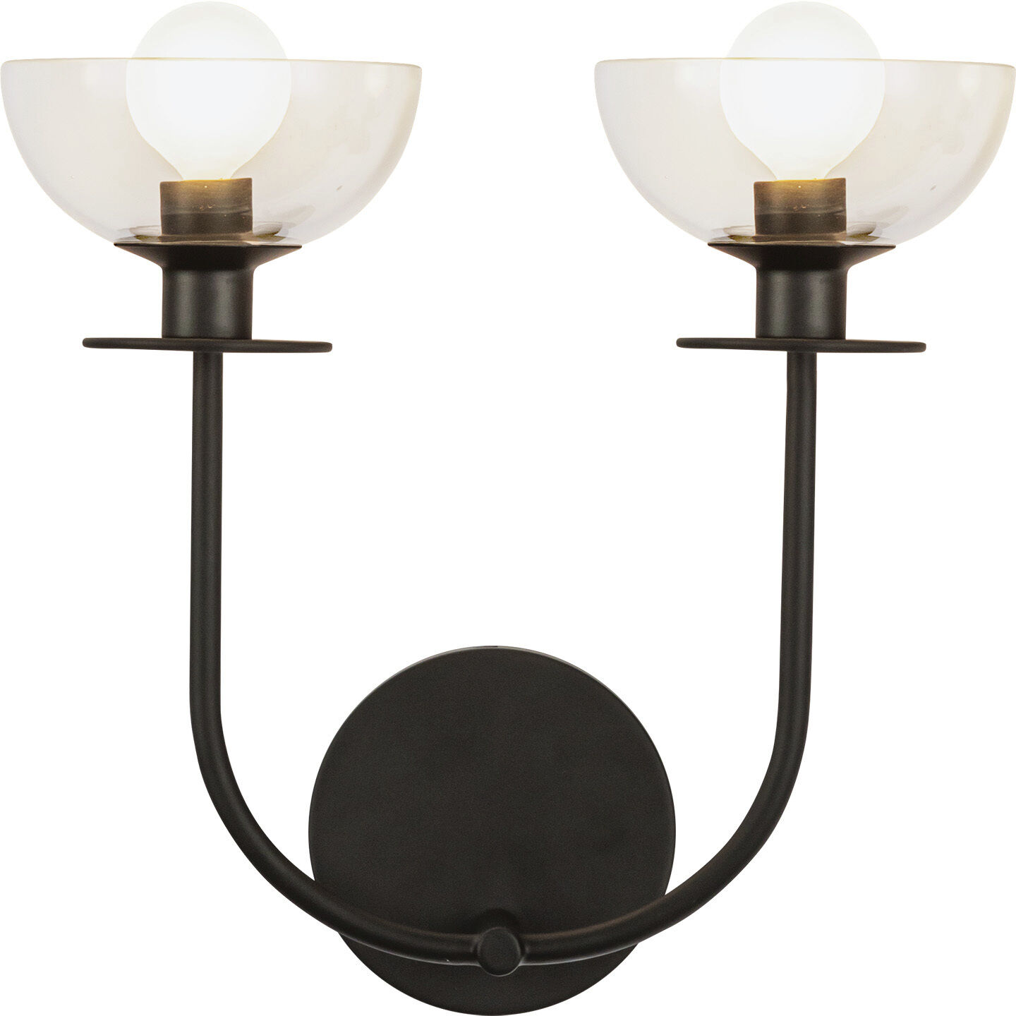 Alora Mood Sylvia Wall/Vanity Light Wall Light in Matte Black