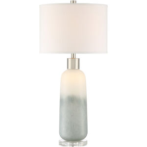 Mouna 32 inch 100.00 watt Soft White And Grey Table Lamp Portable Light