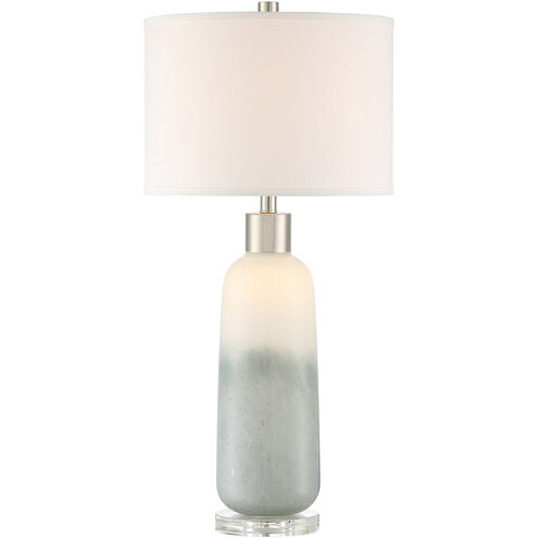 Mouna 32 inch 100.00 watt Soft White And Grey Table Lamp Portable Light