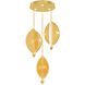 Embark 6 Light 28.5 inch Gold Pendant Ceiling Light