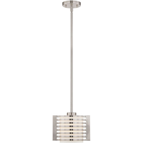 Hilliard 1 Light 5 inch Brushed Nickel Mini Pendant Ceiling Light