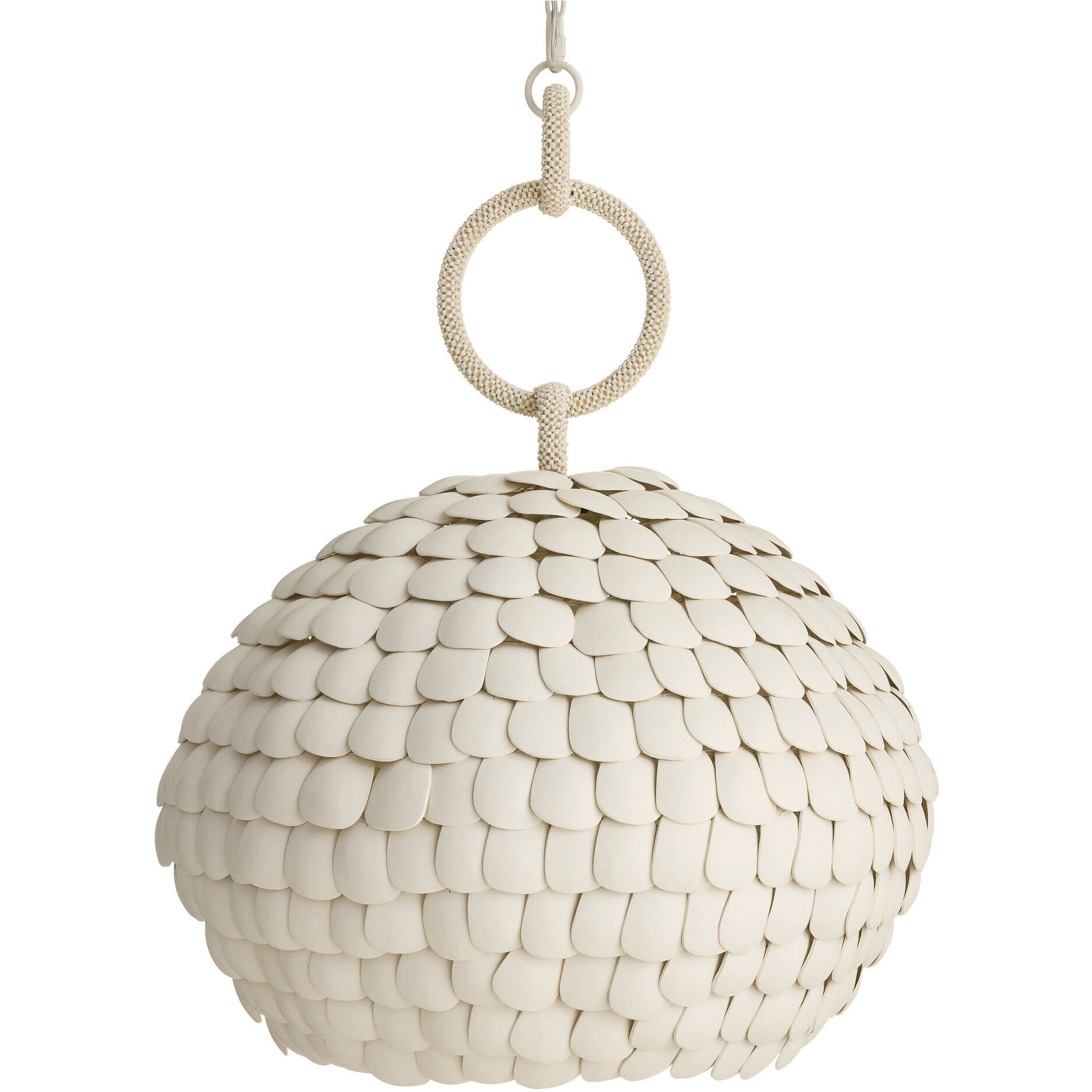 Ramya 1 Light 29.5 inch White Pendant Ceiling Light