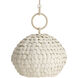 Ramya 1 Light 29.5 inch White Pendant Ceiling Light