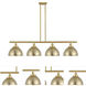Ballston Urban LED 48.13 inch Satin Gold Island Light Ceiling Light