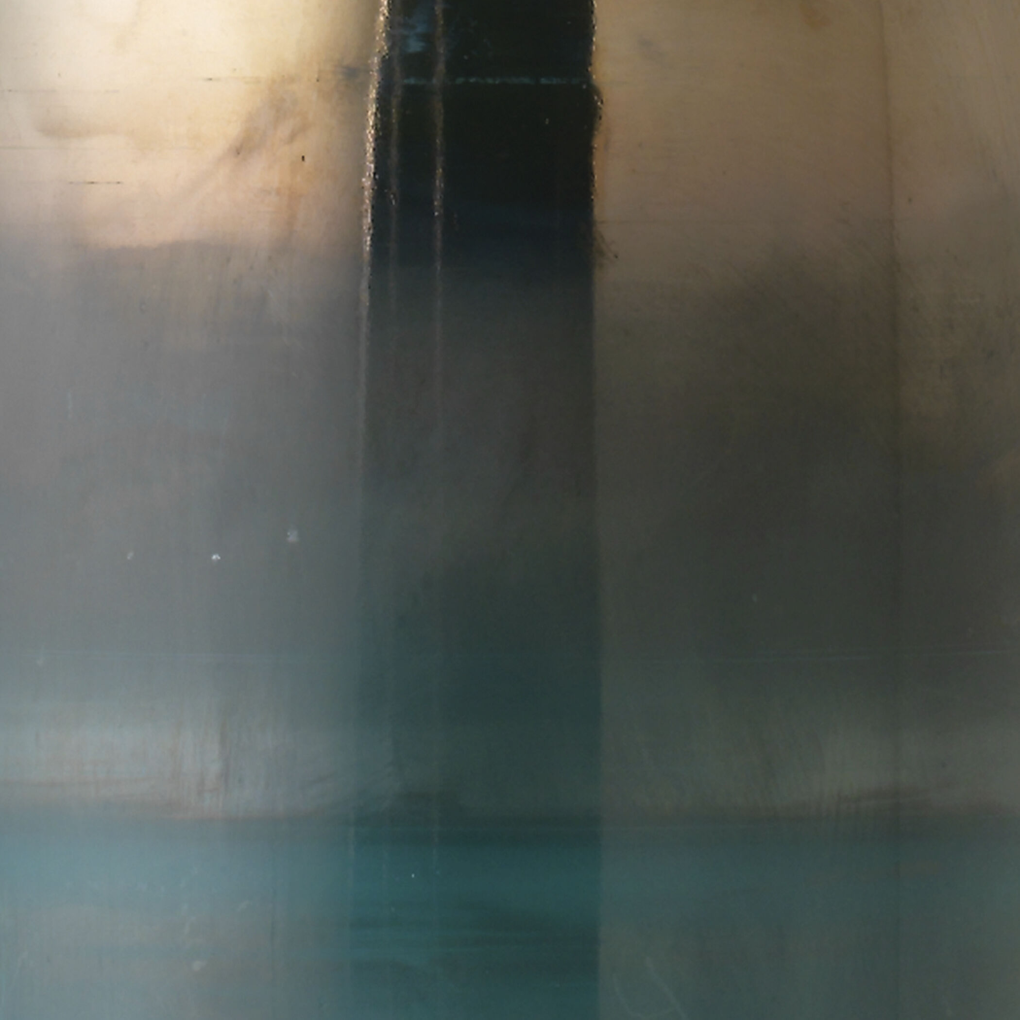 Vapor 1 Light 9 inch Aqua Metallic Glass Pendant Ceiling Light