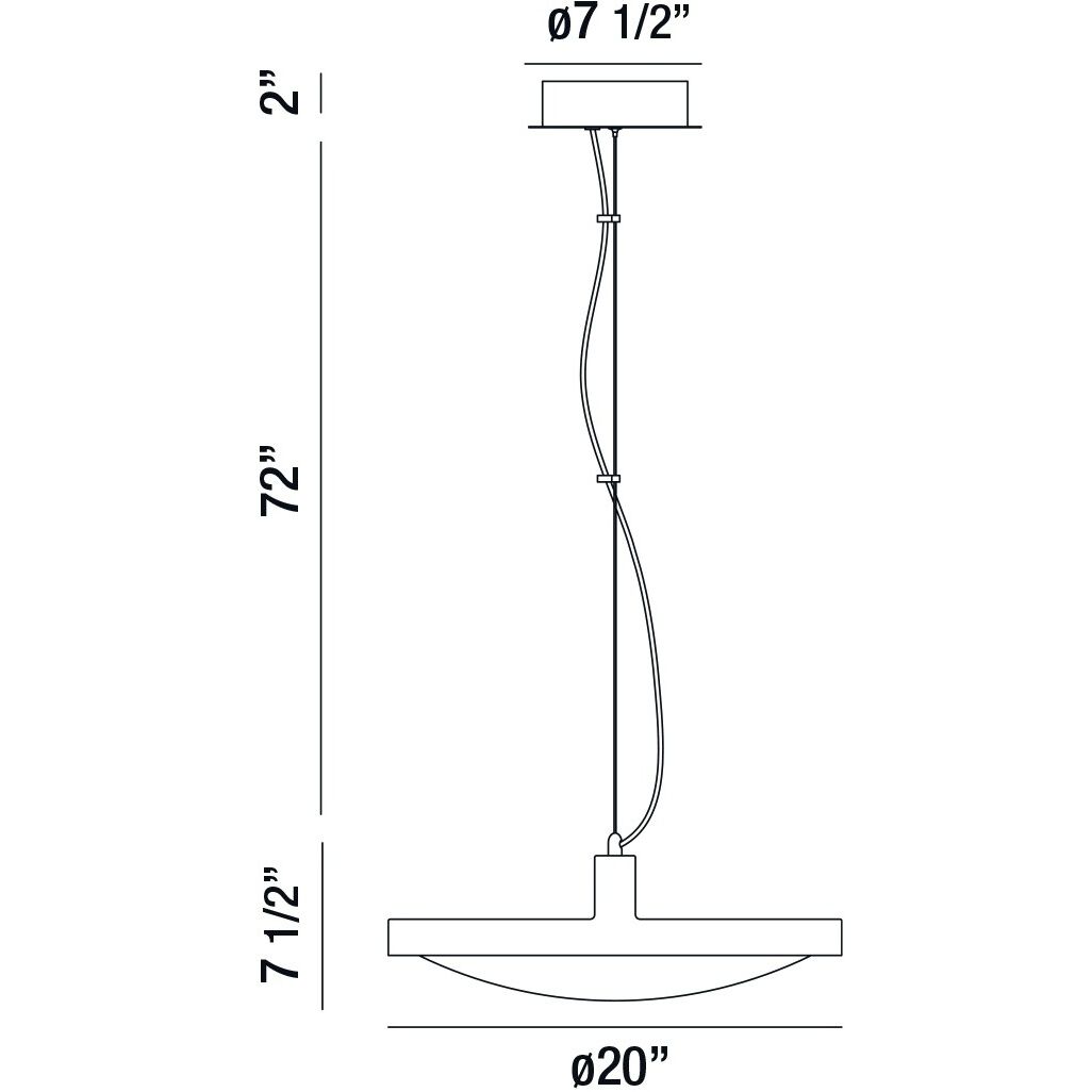 Sandstone LED 20 inch White Pendant Ceiling Light, Large