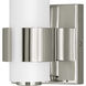 Aiden LED 5 inch Polished Nickel Bath Light Wall Light, Vertical