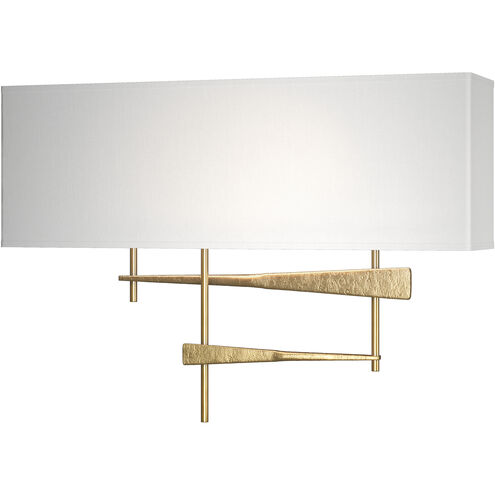 Cavaletti 2 Light 16.5 inch Modern Brass ADA Sconce Wall Light in Natural Anna