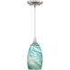 Milano LED 4.75 inch Satin Nickel Mini Pendant Ceiling Light