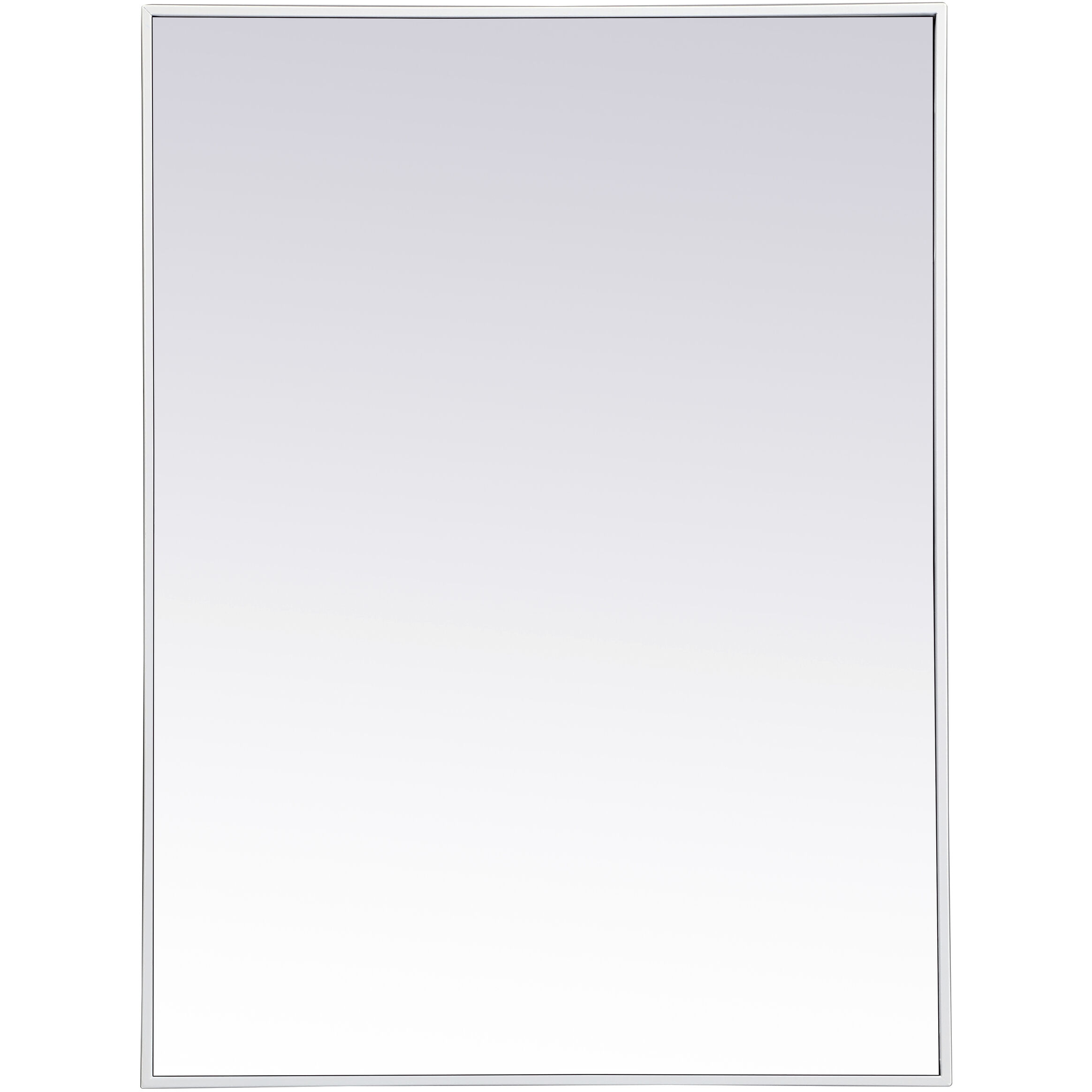 Monet 40 X 30 inch White Wall Mirror