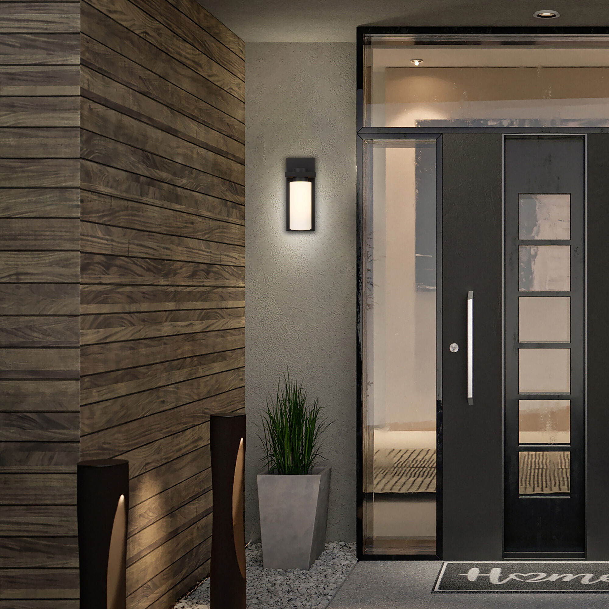 Kast LED 14 inch Dark Bronze Outdoor Wall Sconce