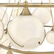 Lisa McDennon Skye 18 Light 53.25 inch Heritage Brass Chandelier Ceiling Light in Heritage Brass / Cased Opal, Multi Tier