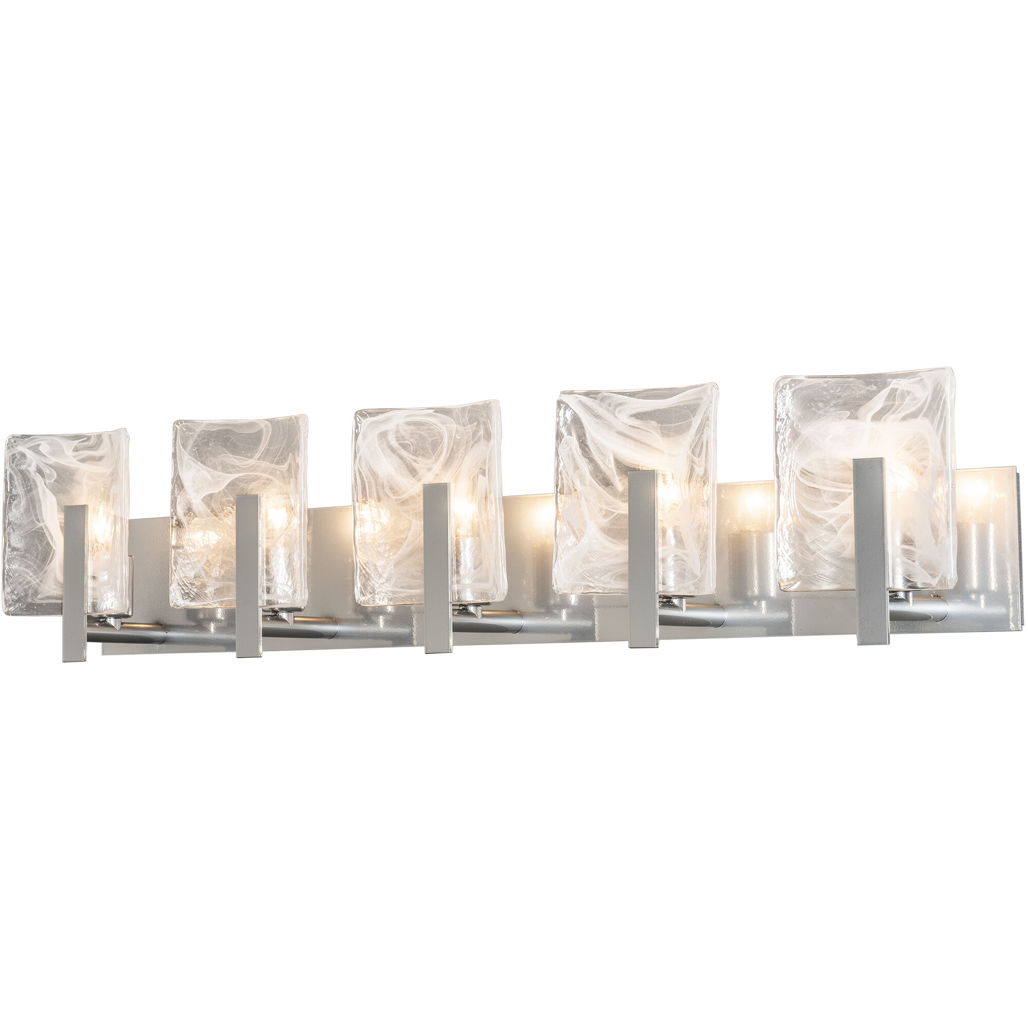 Arc 5 Light 37 inch Sterling Bath Sconce Wall Light