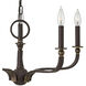 Rutherford 5 Light 24 inch Oil Rubbed Bronze Chandelier Ceiling Light
