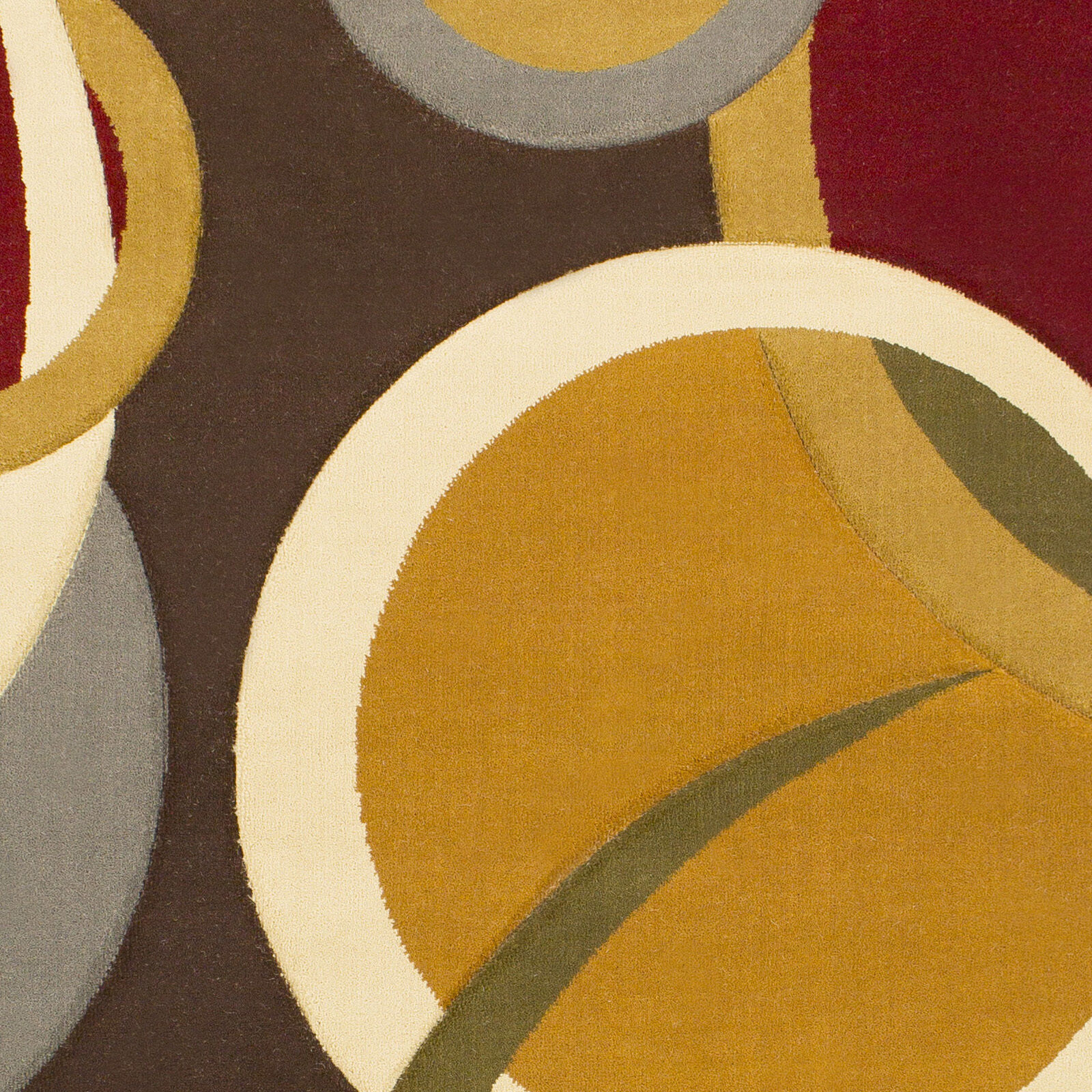 Majestic 39 X 26 inch Dark Brown Rug in 2 x 3, Rectangle