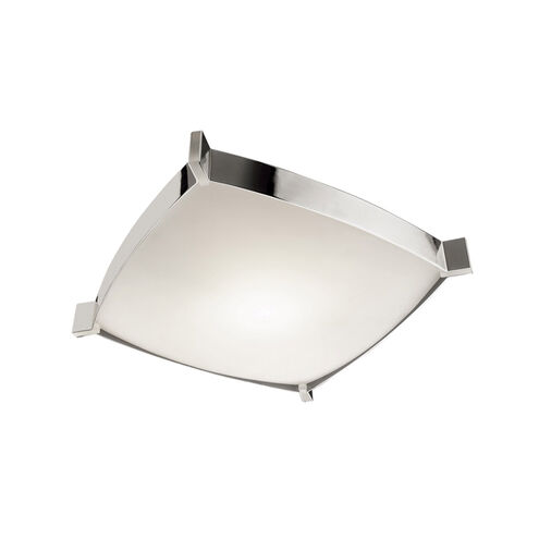 Linea 4 Light 16 inch Chrome Flush Mount Ceiling Light