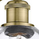 Ballston Waverly LED 6 inch Antique Brass Sconce Wall Light