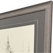 Elegant Pine Black and Beige and Gray Framed Art, Propac
