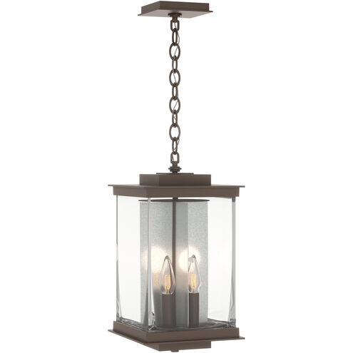 Kingston 4 Light 9.6 inch Coastal Bronze and Translucent Vintage Platinum Outdoor Lantern in Coastal Bronze/Translucent Vintage Platinum, Large
