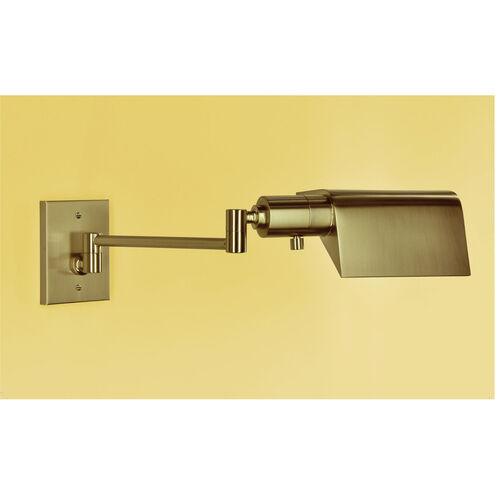 Face Pared 20 inch 60.00 watt Brushed Brass Swing Arm Sconce Wall Light
