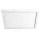 Square LED 11 inch White Flush Mount Ceiling Light in 3000K