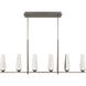 Beyond Devotion LED 47.25 inch Satin Nickel Linear Pendant Ceiling Light