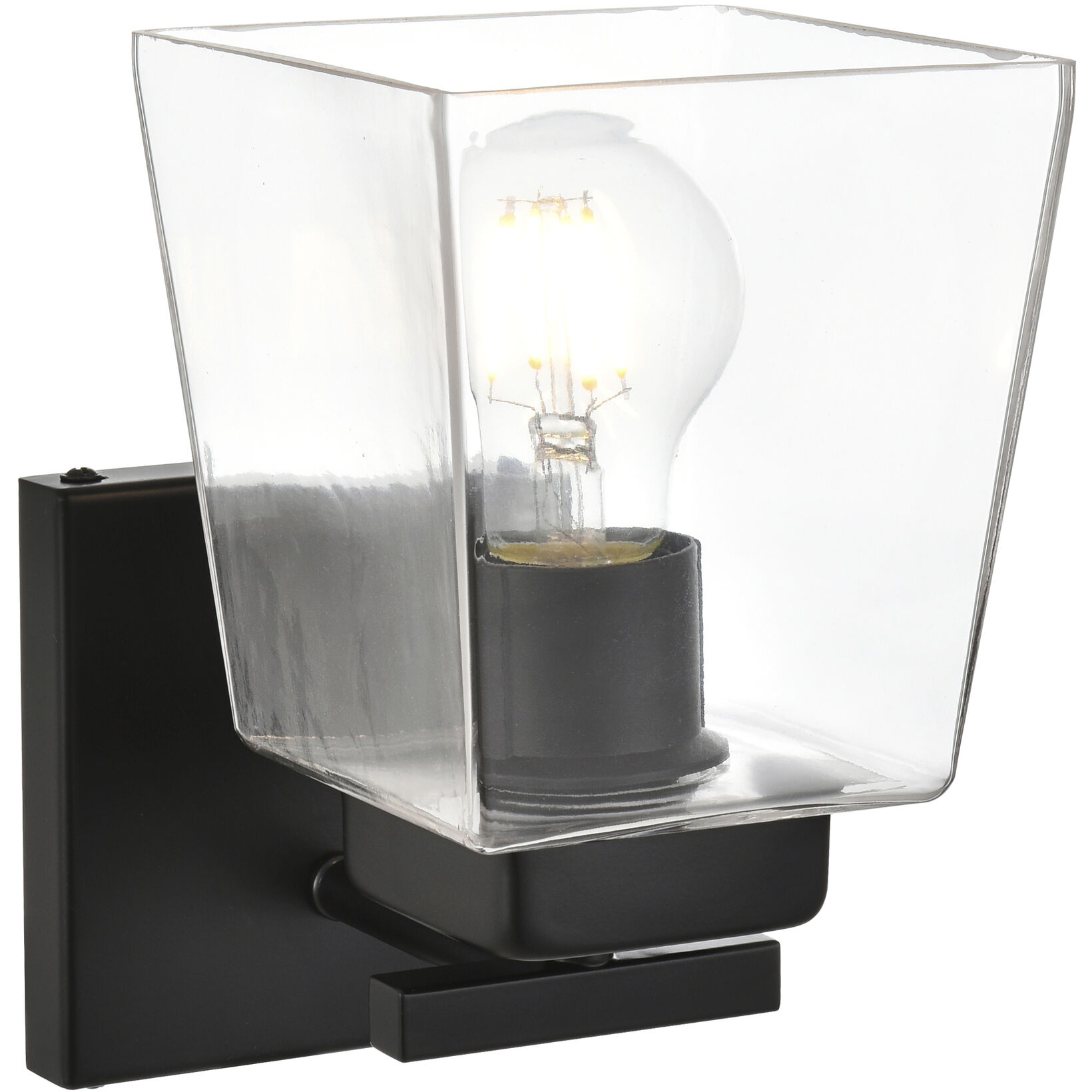 Merrick 1 Light 5 inch Black Bath Sconce Wall Light