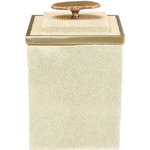 Brenner 5.25 X 5.25 inch Off White with Brown Box