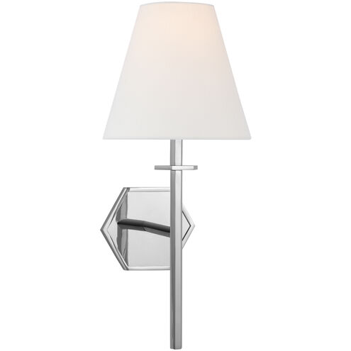 Paloma Contreras Olivier LED 8 inch Polished Nickel Sconce Wall Light, Medium