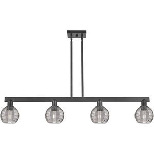 Downtown Urban Athens Deco Swirl Island Light Ceiling Light