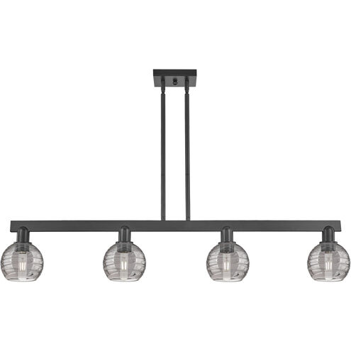 Downtown Urban Athens Deco Swirl Island Light Ceiling Light