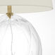 Julie Neill Talia 29.25 inch 15.00 watt Clear Glass Table Lamp Portable Light, Medium