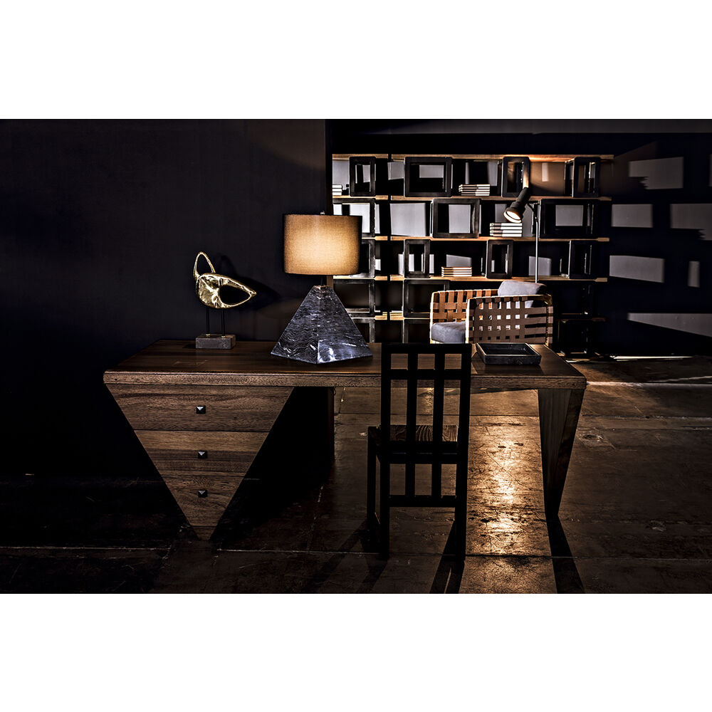 Tetramo 80 X 32 inch Dark Walnut Desk