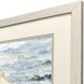Beach Sandpipers Blue and Beige Framed Art, Propac