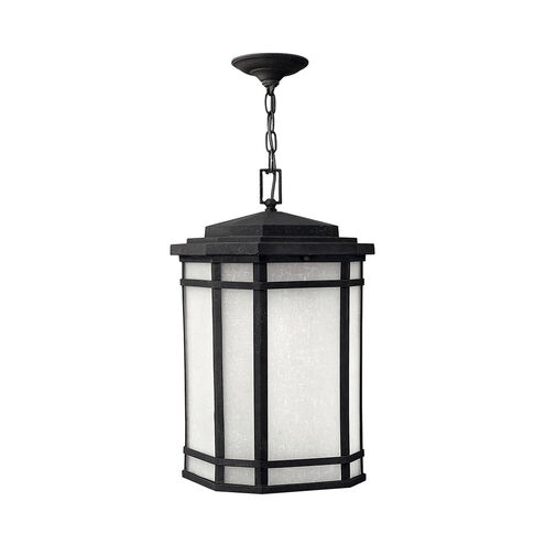 Cherry Creek LED 12 inch Vintage Black Outdoor Hanging Lantern